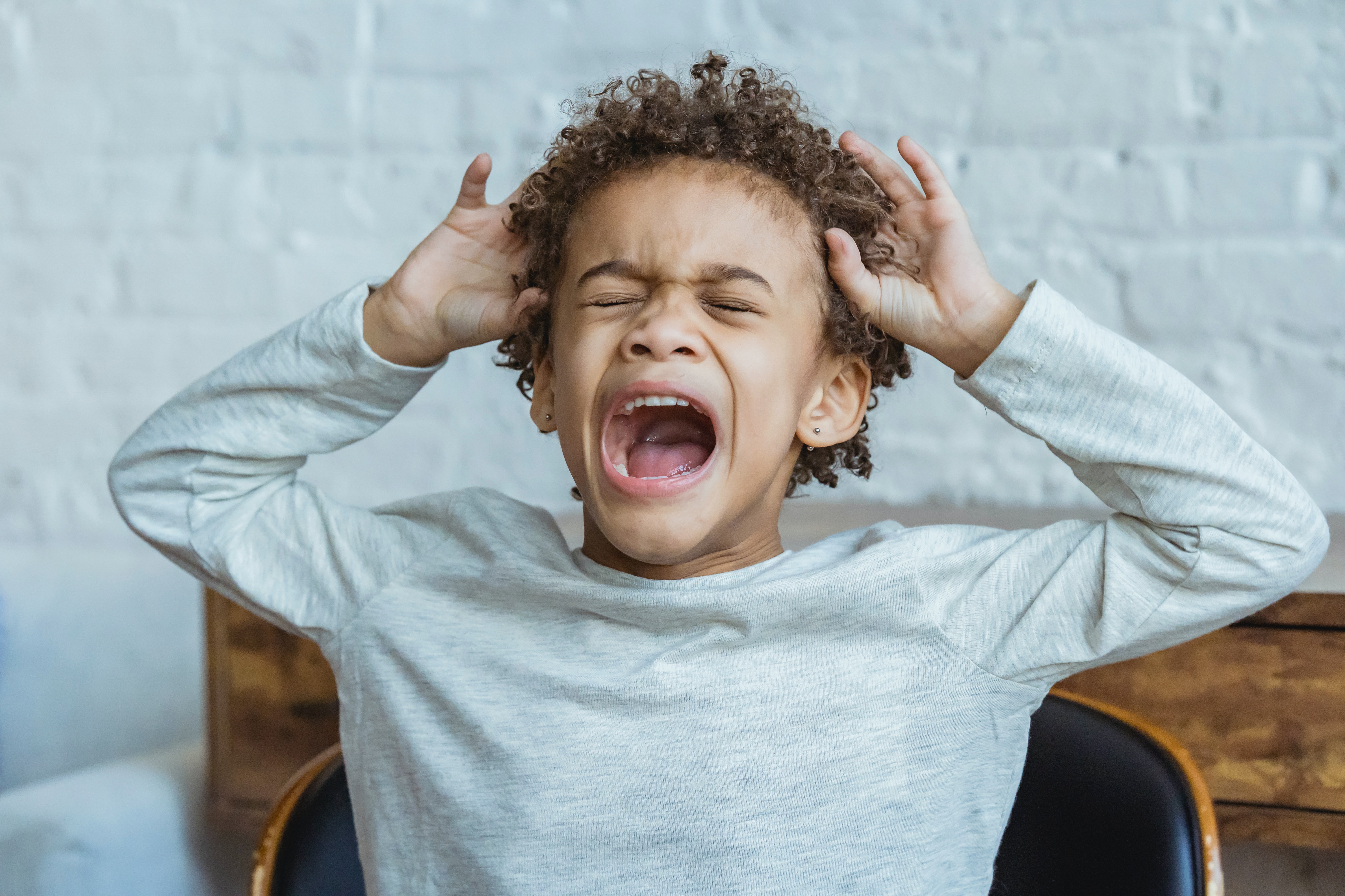 child screaming