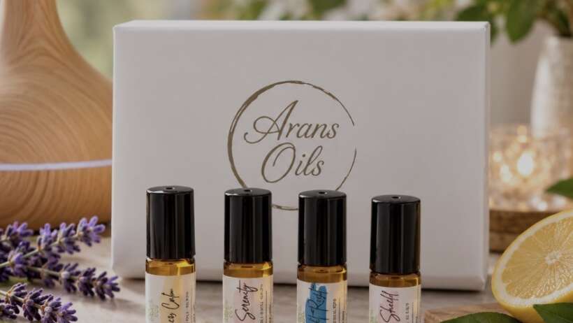 Aran's Oils essential oil roller blends for everyday wellbeing