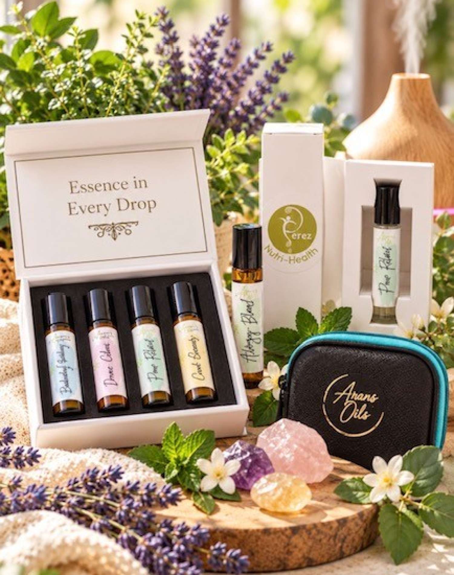 Aran's oils essential oil blends and natural wellbeing products